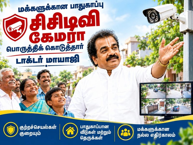 சிசிடிவி பொருத்துதல் - Dr. Maya Venkatesan